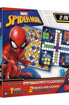 Детская настольная игра Trefl Marvel 2 в 1 Человек-паук, от 4 лет (2419)