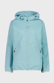 Женская голубая ветровка WATER REPELLENT JACKET RAIN FI Голубой M CMP 32X5796-E555