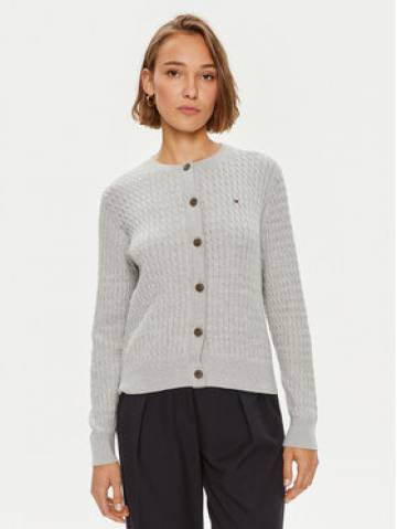 Tommy Hilfiger Кардиган WW0WW43329 Сірий Regular Fit