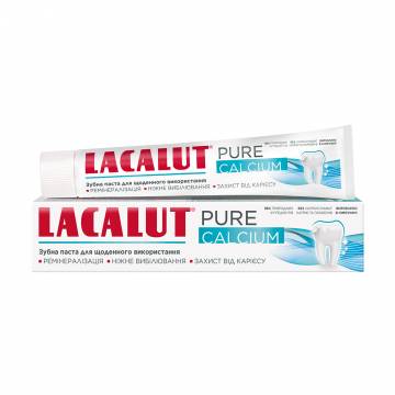 Зубная паста Lacalut Pure Calcium, 75 мл Зубная паста Lacalut Pure Calcium, 75 мл