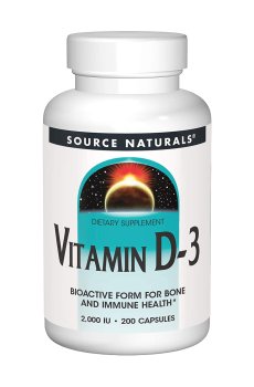 Витамин Д3 Source Naturals Витамин D-3, 200 капсул