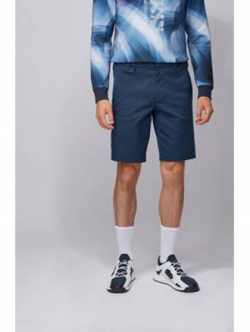 Boss Шорти з тканини Liem4-10 50423114 синій Regular Fit Boss Шорти з тканини Liem4-10 50423114 синій Regular Fit