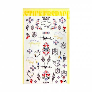 Наклейки для дизайна ногтей StickersSpace Vilna Mini (27022) Наклейки для дизайна ногтей StickersSpace Vilna Mini (27022)