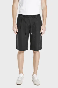 Мужские черные льняные шорты Черный 36 Replay M9066 .000.85500