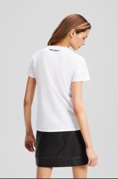 Хлопковая футболка Karl Lagerfeld IKON