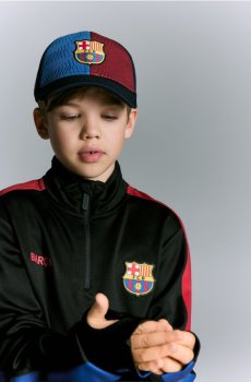 Reserved - Лонгслів FC Barcelona - чорний - 077IT-99X