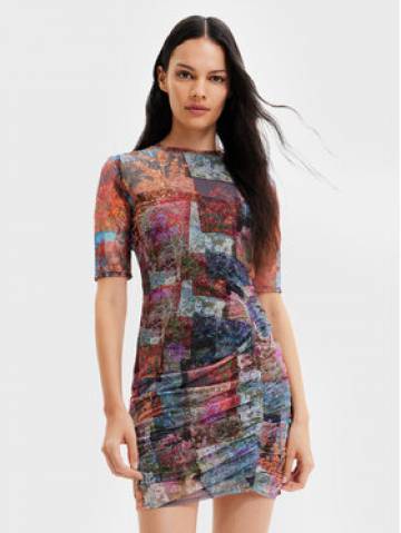 Desigual Повсякденна сукня Roma 22WWVK11 Кольоровий Slim Fit Desigual Повсякденна сукня Roma 22WWVK11 Кольоровий Slim Fit