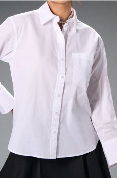 Сорочка з довгим рукавом - білий
