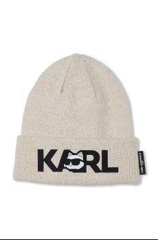 Детская хлопковая шапка и шарф Karl Lagerfeld