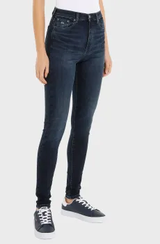 Женские темно-синие джинсы SYLVIA HGH SKN Синий 24-32 Tommy Jeans DW0DW19287
