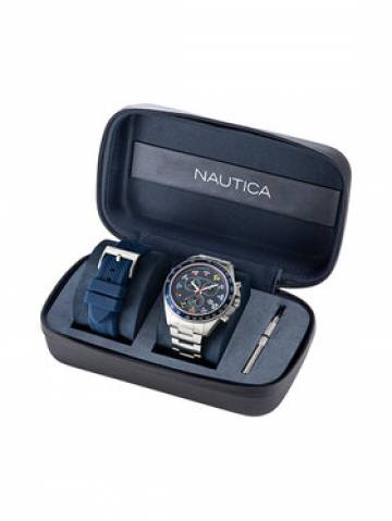 Nautica Годинник Ocean Beach NAPOBF122 Срібний Nautica Годинник Ocean Beach NAPOBF122 Срібний