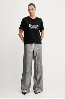 Хлопковая футболка Guess