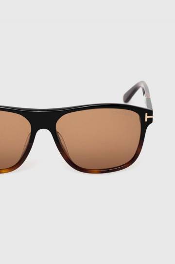 Солнцезащитные очки Tom Ford мужские цвет коричневый FT1081_5805E Солнцезащитные очки Tom Ford мужские цвет коричневый FT1081_5805E