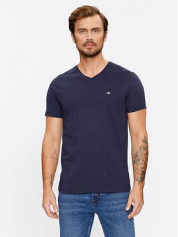 Gant Футболка Shield 2003186 Cиній Slim Fit Gant Футболка Shield 2003186 Cиній Slim Fit