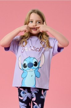 Спортивна футболка Lilo & Stitch - Фіолетовий