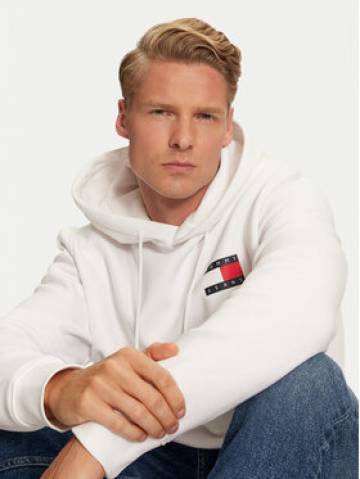 Tommy Jeans Світшот Essential DM0DM20738 Білий Regular Fit Tommy Jeans Світшот Essential DM0DM20738 Білий Regular Fit