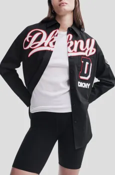 Женская черная рубашка Черный XS DKNY D2B4A106