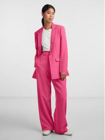 Pieces Штани з тканини Bossy 17140744 Рожевий Loose Fit Pieces Штани з тканини Bossy 17140744 Рожевий Loose Fit