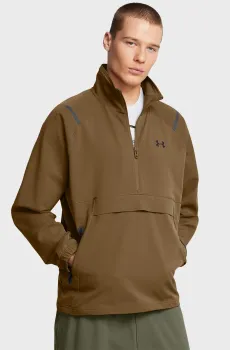 Мужской коричневый анорак UA Unstoppable Anorak LC Коричневый L Under Armour 1389355-498