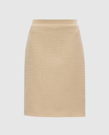 Бежевая юбка из шерсти Бежевая юбка из шерсти