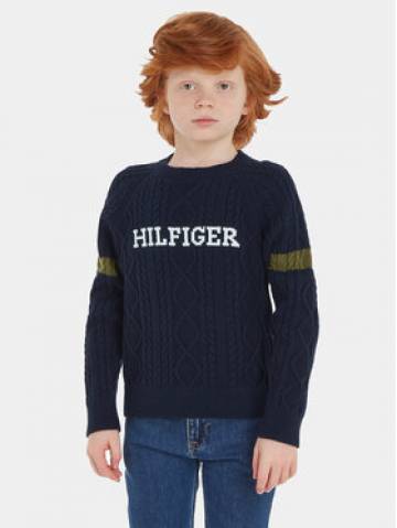 Tommy Hilfiger Светр Monotype KB0KB08513 Cиній Regular Fit Tommy Hilfiger Светр Monotype KB0KB08513 Cиній Regular Fit