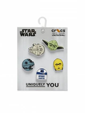 Crocs Прикраса для взуття Jibbitz Star Wars 5pck 10012077 Кольоровий Crocs Прикраса для взуття Jibbitz Star Wars 5pck 10012077 Кольоровий