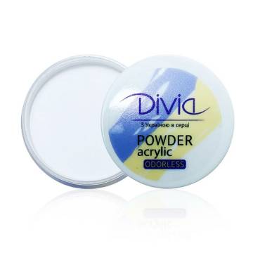 Акриловая пудра для ногтей Divia Acrylic Powder Odorless без запаха, AO22 Natural, 32 г Акриловая пудра для ногтей Divia Acrylic Powder Odorless без запаха, AO22 Natural, 32 г