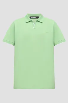 Мужское салатовое поло Салатовый S Karl Lagerfeld 552205.745006;500