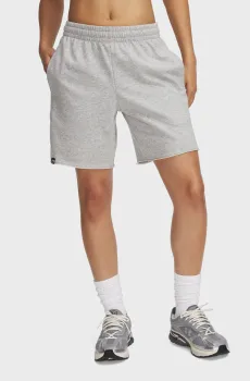 Женские серые шорты UA Icon Terry Long Short Серый XS Under Armour 1389632-012