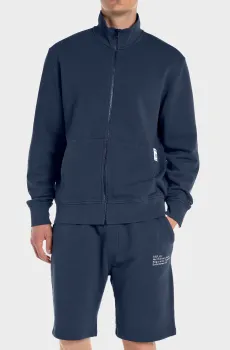 Мужская темно-синяя спортивная кофта Синий XL Replay M6775 .000.23650P