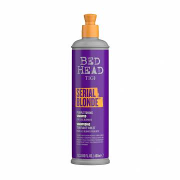 Фиолетовый тонирующий шампунь TIGI Bed Head Serial Blonde Purple Toning Shampoo для блондированных волос, 400 мл Фиолетовый тонирующий шампунь TIGI Bed Head Serial Blonde Purple Toning Shampoo для блондированных волос, 400 мл