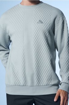 Структурний світшот crewneck - блакитний