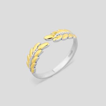 Серебряные кольца с позолотой Minimal 510522-17 17 Серебряные кольца с позолотой Minimal 510522-17 17