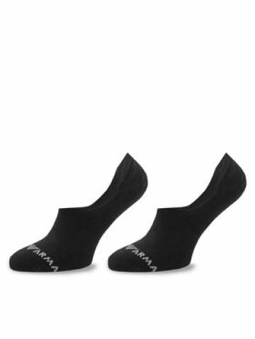 Emporio Armani Набір з 2 пар жіночих підслідників 292312 4R229 00020 Чорний Emporio Armani Набір з 2 пар жіночих підслідників 292312 4R229 00020 Чорний