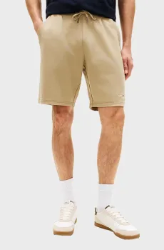 Мужские бежевые шорты LOGO Бежевый XL Tommy Hilfiger MW0MW43068