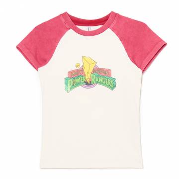 Cropp - Блузка з рукавами реглан Power Rangers - червоний Cropp - Блузка з рукавами реглан Power Rangers - червоний