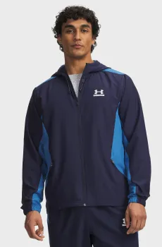 Мужская темно-синяя ветровка UA Tech Sport Woven Jkt Синий M Under Armour 6011267-410