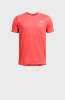 Детская оранжевая футболка UA Tech Utility SS Оранжевый 7 Under Armour 1390028-847