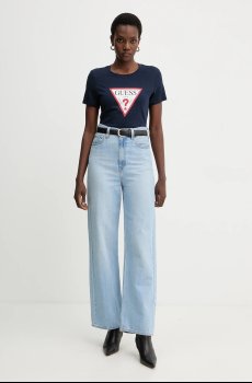 Хлопковая футболка Guess