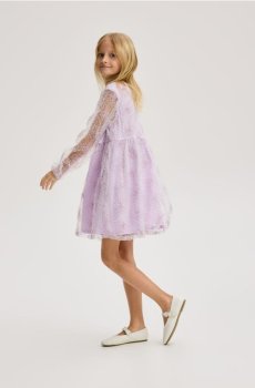 Reserved - Сукня з візерунком - лавандовий - 328IB-04P