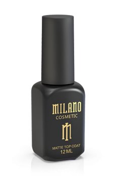 Матовый топ для гель-лака Milano Cosmetic Matte Top Coat, 12 мл