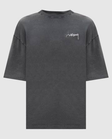 Серая футболка Honor с логотипом