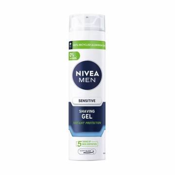 Успокаивающий гель для бритья NIVEA MEN Instant Protection для чувствительной кожи, без спирта, 200 мл Успокаивающий гель для бритья NIVEA MEN Instant Protection для чувствительной кожи, без спирта, 200 мл