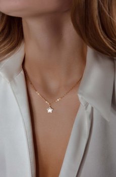 Золотое колье Lilou