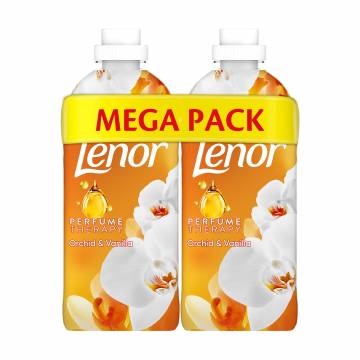 Кондиционер для белья Lenor Орхидея и ваниль, 74 стирки, 2*925 мл Кондиционер для белья Lenor Орхидея и ваниль, 74 стирки, 2*925 мл