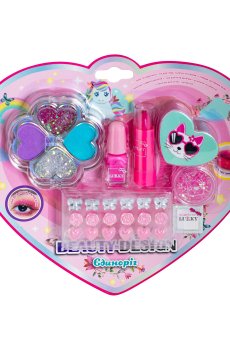 Набор косметики для девочек Lukky Beauty Design Единорог-сердечко, от 5 лет, 6 деталей (T26312)
