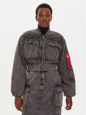 Alpha Industries Куртка бомбер 148008 Сірий Regular Fit Alpha Industries Куртка бомбер 148008 Сірий Regular Fit