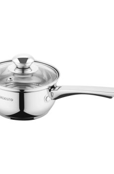 Ковш Ardesto Gemini Gourmet со стеклянной крышкой, диаметр 16 см, 1.2 л (AR1912BS)