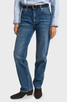Женские синие джинсы STRAIGHT STRETCH Синий 26-32 Gant 4100304
