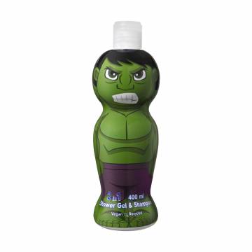 Детский шампунь-гель 2 в 1 для волос и тела Air-Val International Marvel Avengers Hulk Shower Gel & Shampoo 2 In 1 1D, 400 мл Детский шампунь-гель 2 в 1 для волос и тела Air-Val International Marvel Avengers Hulk Shower Gel & Shampoo 2 In 1 1D, 400 мл
